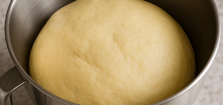 Дрожжевое тесто. Замес в кухонном комбайне.