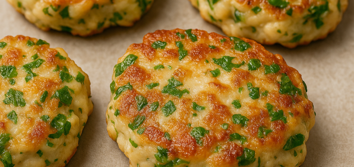 Herbed Cheesy Chopped Chicken Fillet Patties